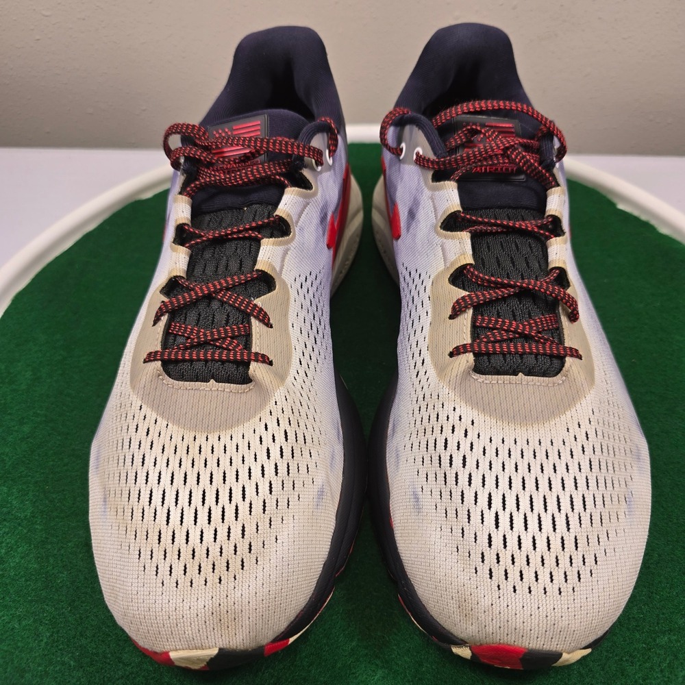 Under Armour Charged Patriot Running Shoes Mens 12 Navy Grey Red‎ 3021018-105 - Picture 3 of 11